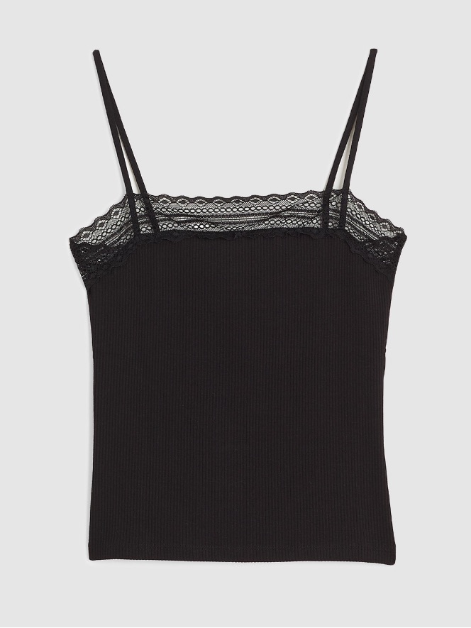 Madewell Lace-Trim Square-Neck Tank - Nwt